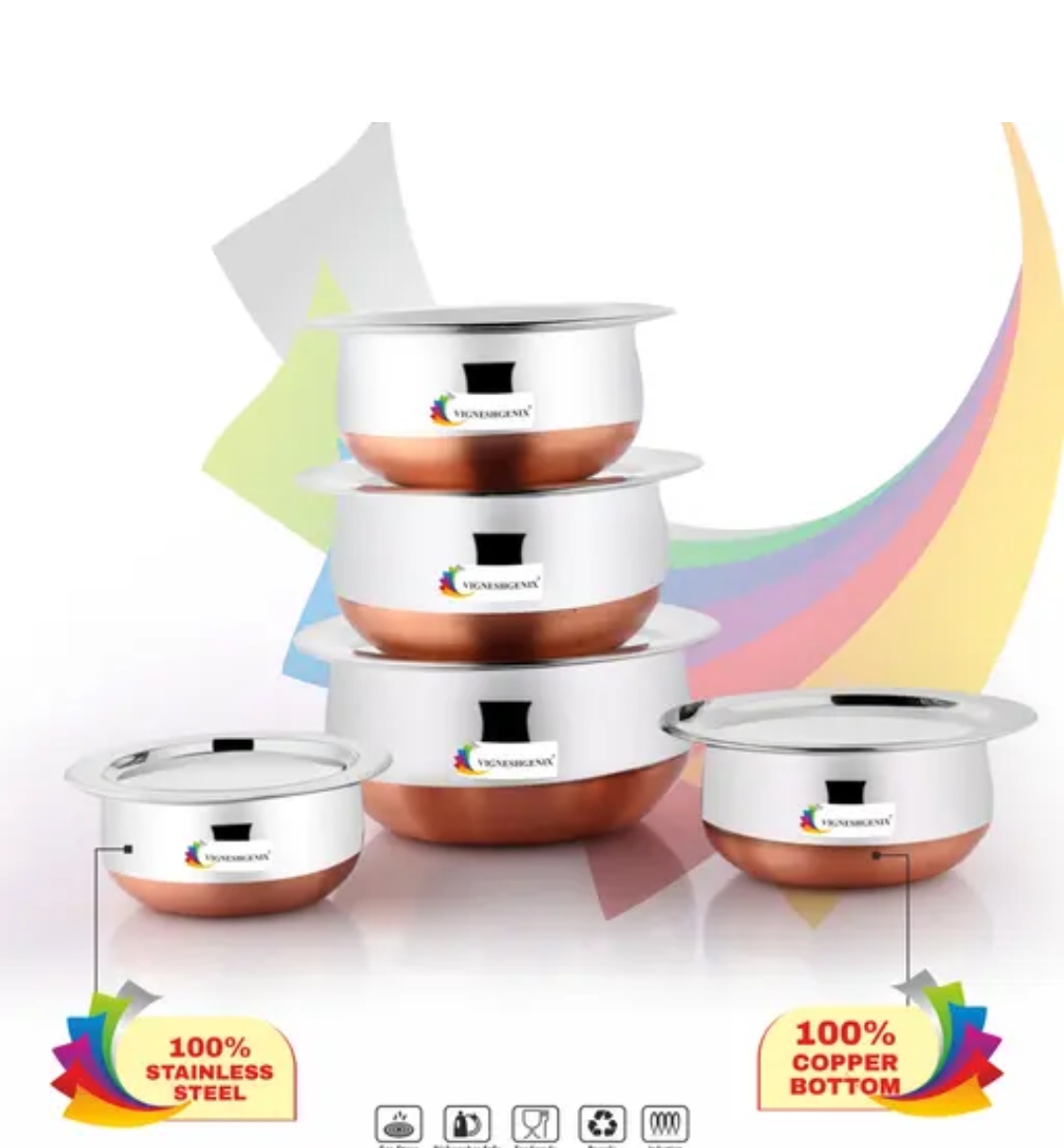 Copper Bottom Handi 5 Pcs 