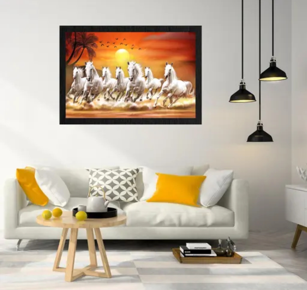 Lucky Seven Running Horses 