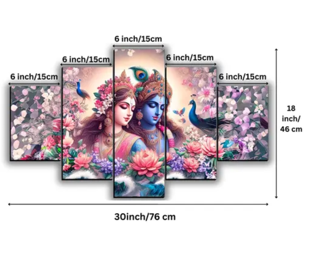 Painting for Living Room Set of 5 Pcs 