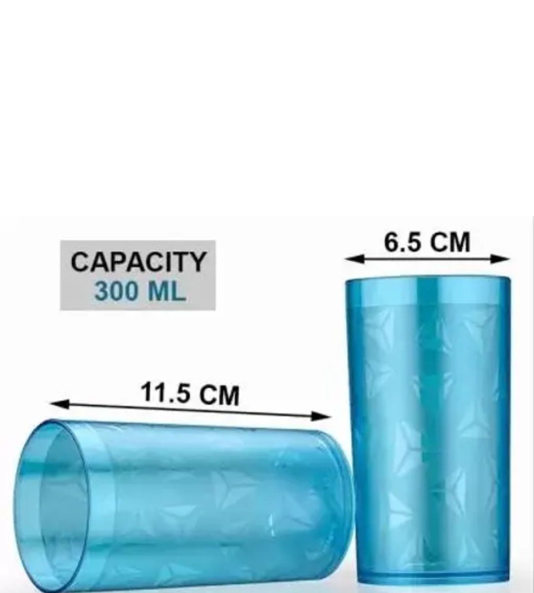 Unbreakable plastic glasses Set 