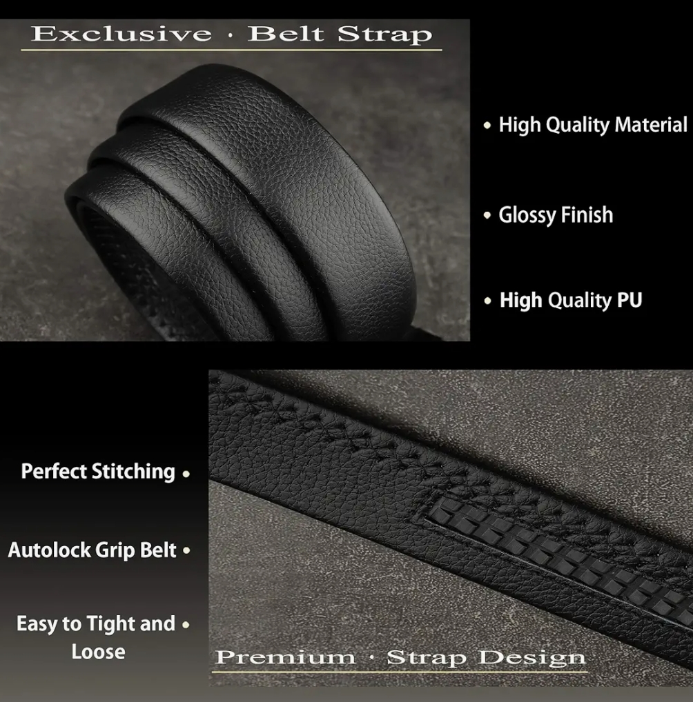 Faux Leather Belt for Men 