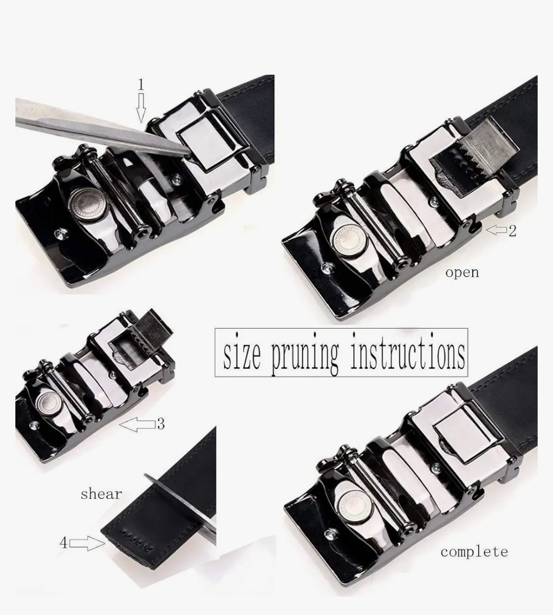 Faux Leather Belt for Men 