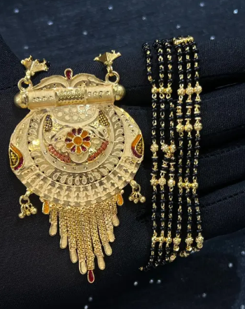 Two gram gold plated Mangalsutra